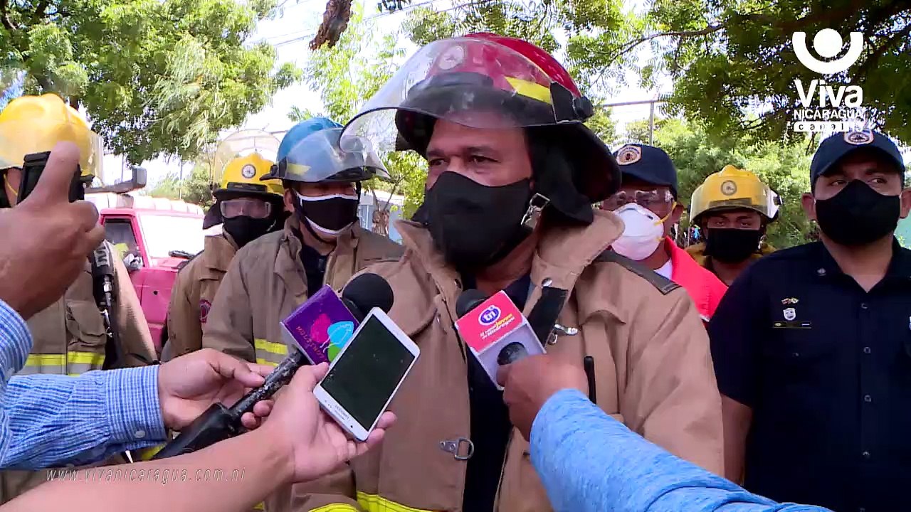 Bomberos de Tipitapa en constante preparación con ejercicios de recate