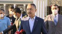 Cumhurbaşkanı Yardımcısı Fuat Oktay, bayram namazını Ankara Millet Cami'nde kıldı