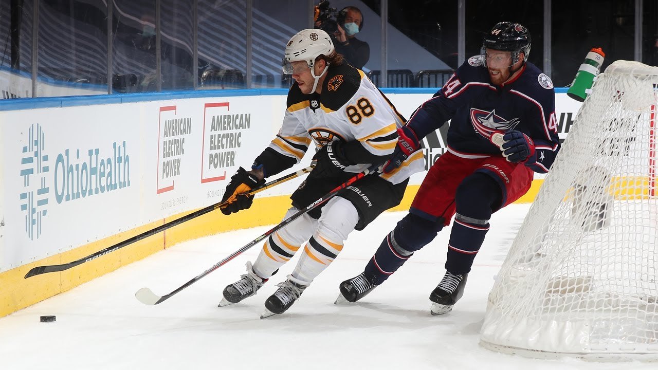 David Pastrnak beats Elvis Merzlikins with silky move