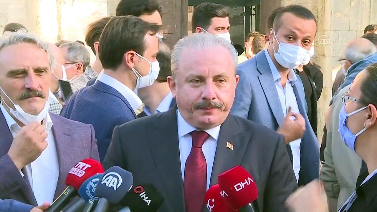 TBMM Başkanı Şentop, Kurban Bayramı namazı sonrası açıklamalarda bulundu (1)  - İSTANBUL