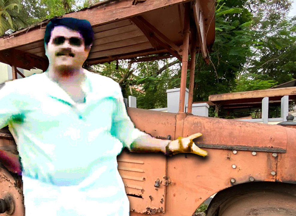 The famous road roller from 'Vellanakalude Nadu...