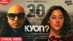 Kyon B Praak Whatsapp status _ Kyon B Praak status | b praak new song status | kyon song what's app status 2020
