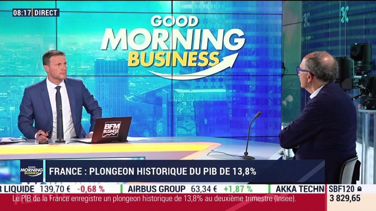 Christian de Boissieu (Cercle des Economistes) : Plongeon historique de 13,8% du PIB français - 31/07