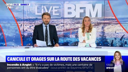 Canicule et orages sur la route des vacances - 31/07