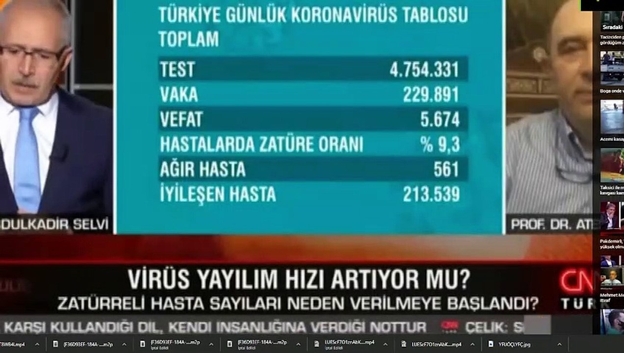 Bilim Kurulu Üyesi Prof. Dr. Ateş Kara: Yoğun bakım hasta sayısının artık neden verilmediğini kesin net olarak bilmiyorum