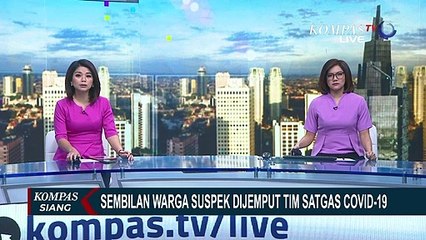 Tim Satgas Covid-19 Menjemput 9 Warga Suspek di Samarinda