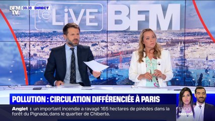 Descargar video: Pollution : circulation différenciée à Paris - 31/07