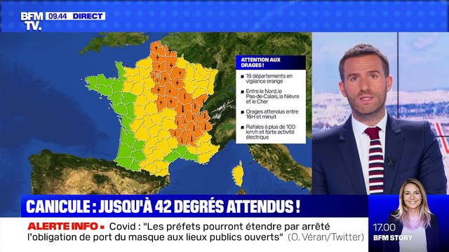 Canicule: jusqu'à 42 degrés attendus (2) - 31/07