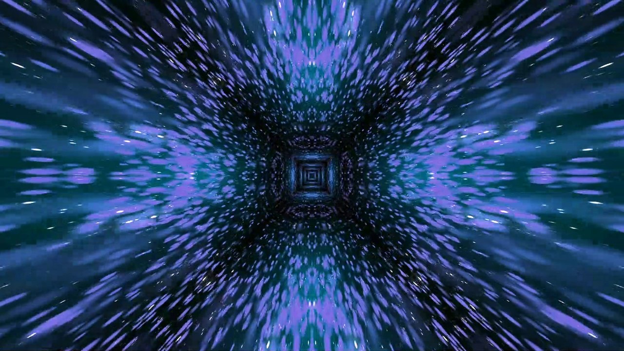 Free Background, Space, Futuristic, Fractal, Kaleidoscope, Lights, Geometry, Abstract Animation