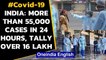 Covid-19: India records biggest single day jump in Coronavirus cases, 16 Lakh-mark breached|Oneindia