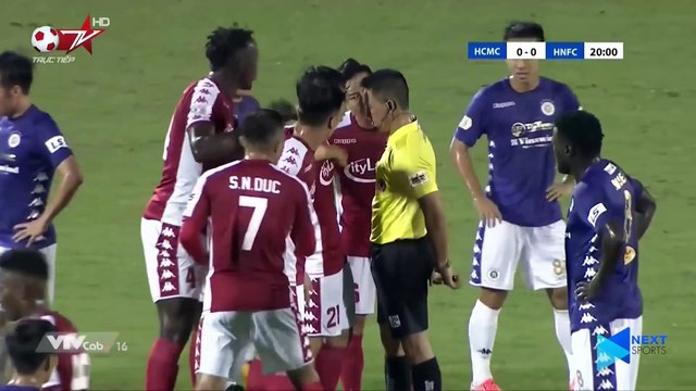 Công Phượng -gắt- với trọng tài - 10 phút kịch tính nhất giữa CLB . TP HCM - Hà Nội FC - NEXT SPORTS