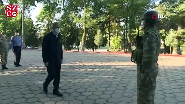 Bakan Akar Yunanistan sınırının sıfır noktasında