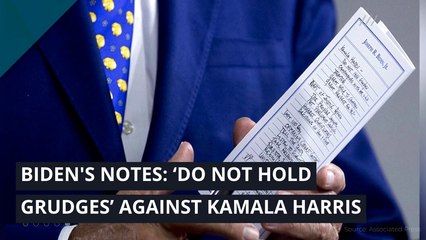 Biden's notes: ‘Do not hold grudges’ against Kamala Harris , and other top stories from July 31, 2020.