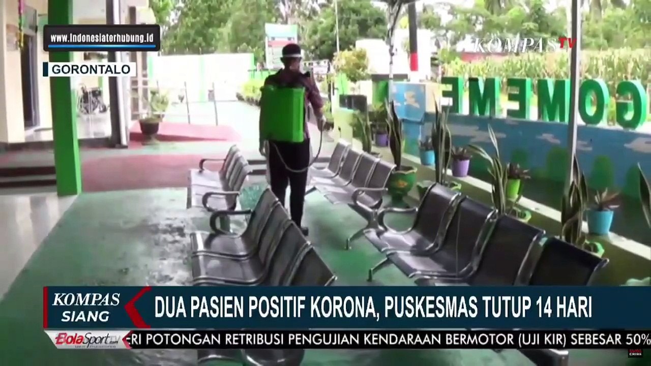 2 Pasien Positif Covid - 19, Pelayanan Puskesmas Bongomeme Ditutup Sementara