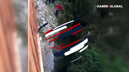 Jandarmadan Kastamonu'daki kanyonda "cüzdan kurtarma" operasyonu