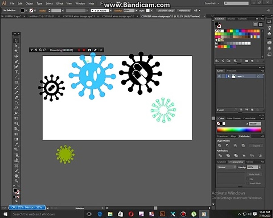Vector symbol and icon