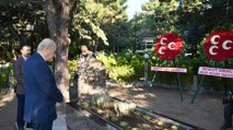 Türkeş’in mezarını ziyaret eden Bahçeli’den 1 ay sonra ilk tweet