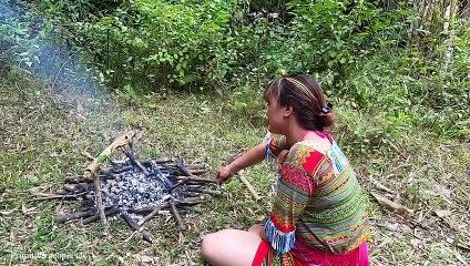 primitive life - kind aboriginal guy and lucky girl - ep4