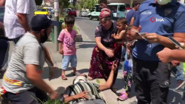 Esenyurt'ta yolcu minibüsü otomobile çarptı: 7 yaralı