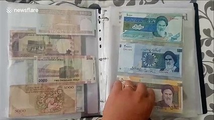 Man documents journey from childhood to adulthood with collection of international currency