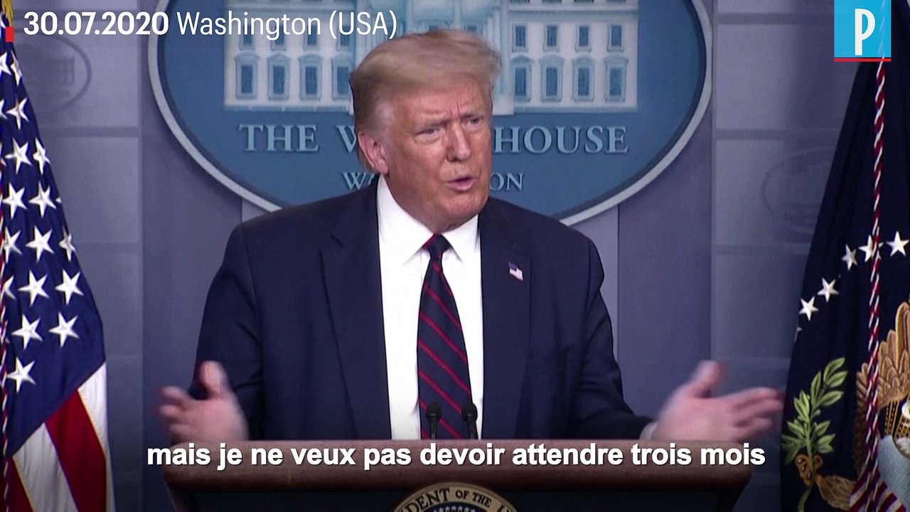 Donald Trump fait marche arrière après avoir évoqué un report de la présidentielle
