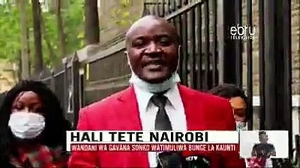 Nairobi MCA Takes Off From Live Interview While Criticising Matiang'i