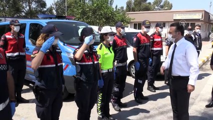 Aydın Valisi Aksoy bayramda trafik denetimine katıldı