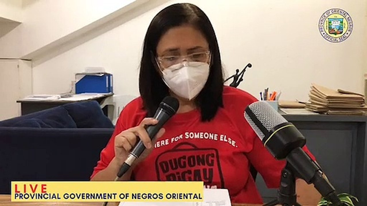 Press Briefing in Negros Oriental (July 31, 2020) with Dr. Liland Estacion