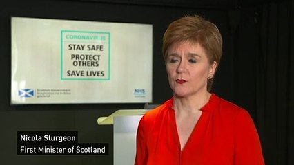 Sturgeon: Welcomes Boris' 'quick action' on lockdown