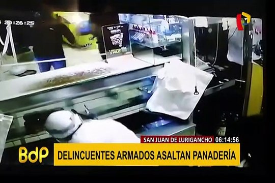 San Juan de Lurigancho: cámaras de seguridad registran robo en panadería