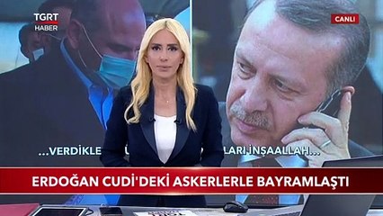 Cumhurbaşkanı Erdoğan Cudi'deki Askerlerle Bayramlaştı