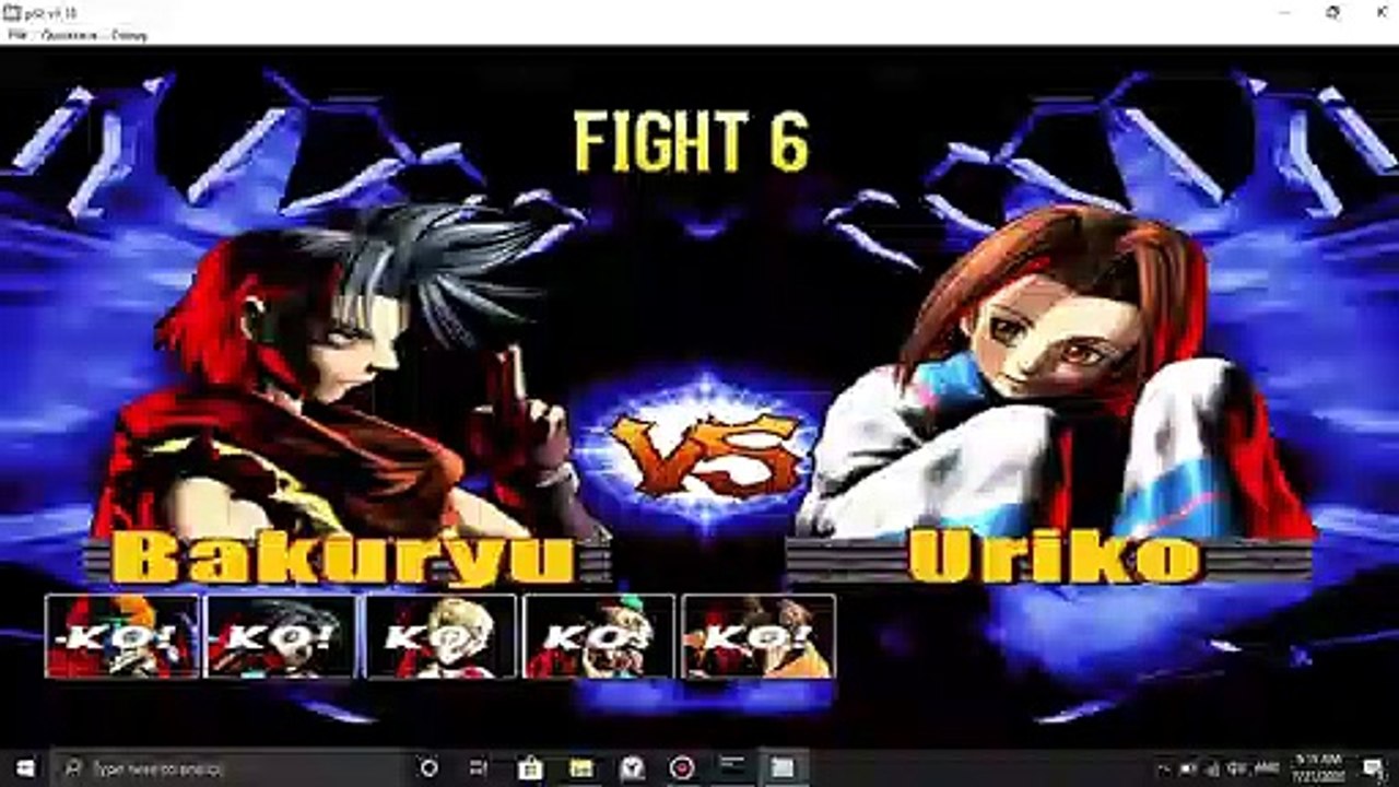 Bakuryu(The Mole) defeats Uriko(The Half Beast) (#2) - Bloody Roar 2