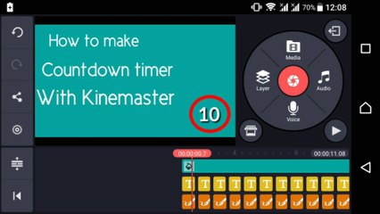 How to make countdown timer with Kinemaster | Bangla |#countdowntimer