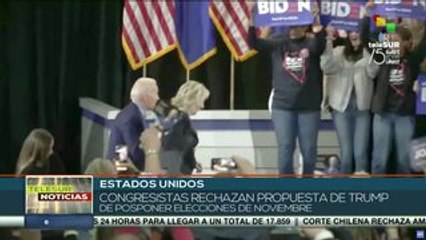 EEUU: Congreso rechaza sugerencia de Trump de posponer elecciones