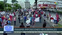 Persisten protestas contra las reformas laborales en Panamá