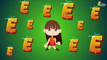 Letter E Song for Kids - Kindergarten Songs and Rhymes for Children - Turtle Interactive