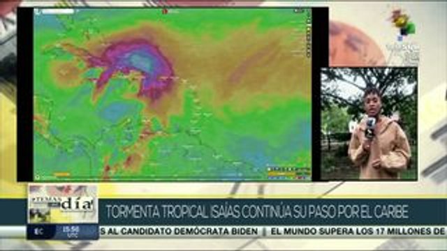 Países del Caribe en alerta ante el paso de tormenta tropical Isaías