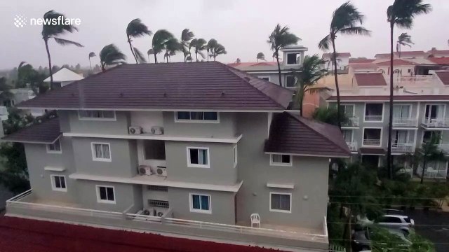 Tropical Storm Isaias strikes the Dominican Republic