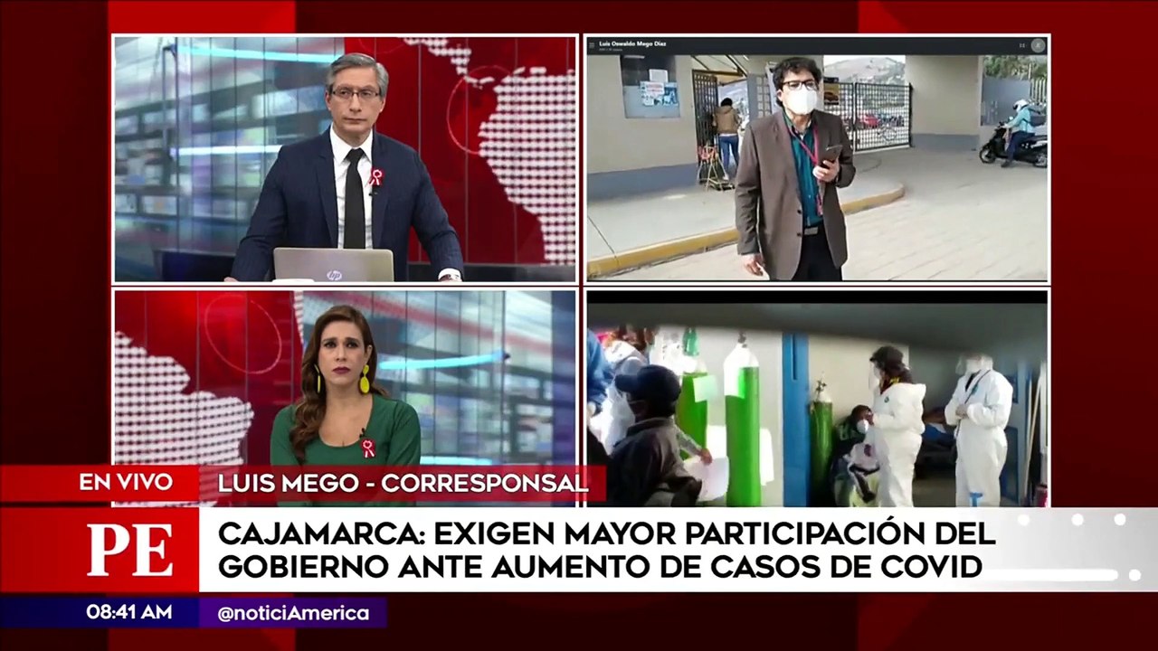 Exigen mayor participación del Gobierno en Cajamarca por aumento de casos de Covid-19 | Primera Edición