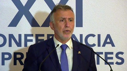 Rueda de prensa de Ángel Víctor Torres
