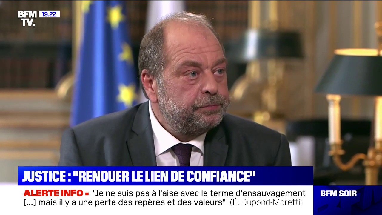 Éric Dupond-Moretti: "Ma nomination n’est pas une déclaration de guerre"
