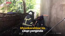 Yangında mahsur kalan kedi yavrularını itfaiye kurtardı