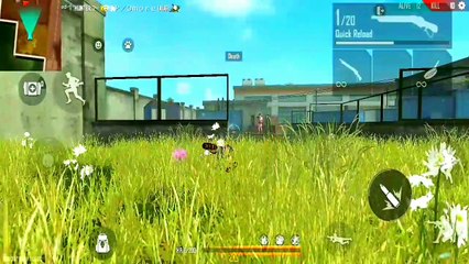 M887 ll Garena Free Fire ll Best m887 Gameplay ll On Training Ground ll With Skyfalls Track
