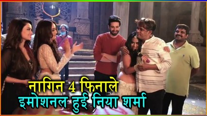 Nia Sharma gets emotional in the wrap up party of Naagin 4 | Wrap Up time for Naagin4