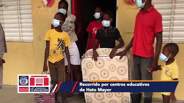 Recorrido del MINERD por centros educativos de Hato Mayor tras paso de Isaías