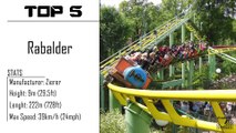 TOP 5 Rollercoasters - Liseberg