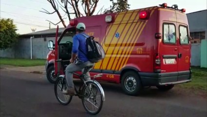 Download Video: Idoso de 73 anos é socorrido pelo Siate no Santa Felicidade