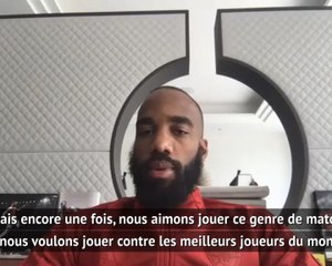 FA Cup - Lacazette : "C'est toujours difficile de jouer contre Kanté"