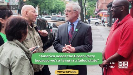 Green party presidential candidate speaks with ABC15