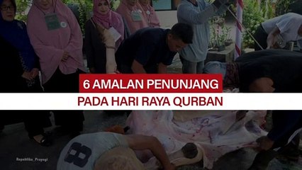 Sholat Idul Adha 1441 H di lingkungan Masjid Al-Azhar, Jakarta, Jumat (31/7/2020).